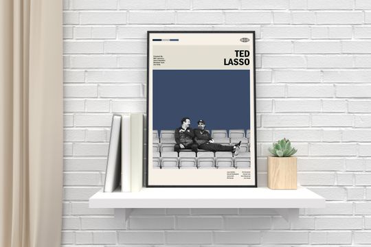Vintage Ted Lasso Poster