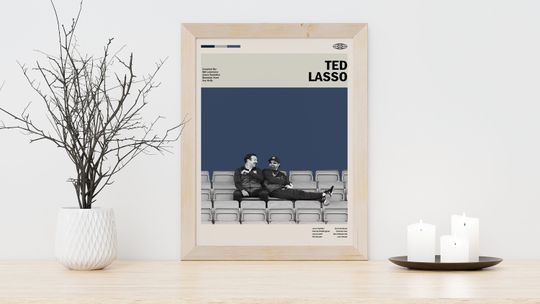 Vintage Ted Lasso Poster