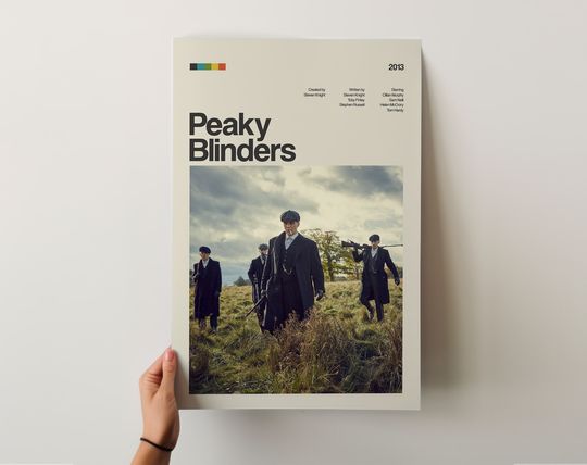 Peaky Blinders Poster Print, Tv Show Poster