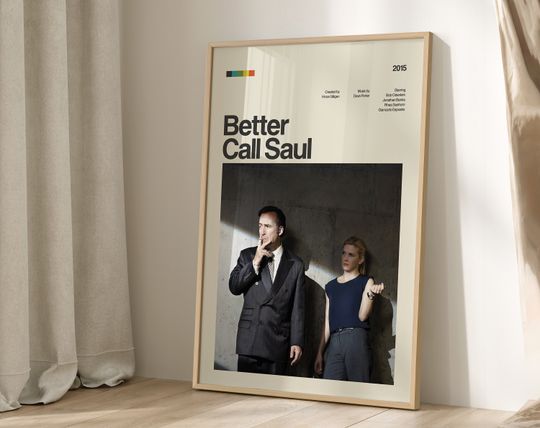 Better Call Saul Poster Print No:2, Tv Show Poster
