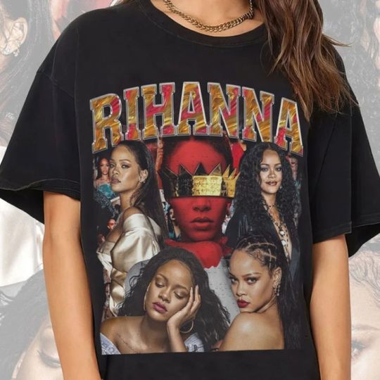 Rihanna Vintage 90s Retro T-shirt