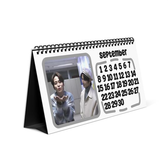 ATEEZ Desk Calendar: Soft Theme, Reusable Any Year