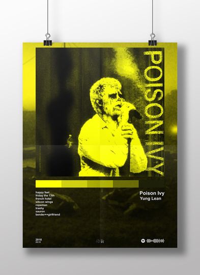 Yung Lean Poison Ivy Poster