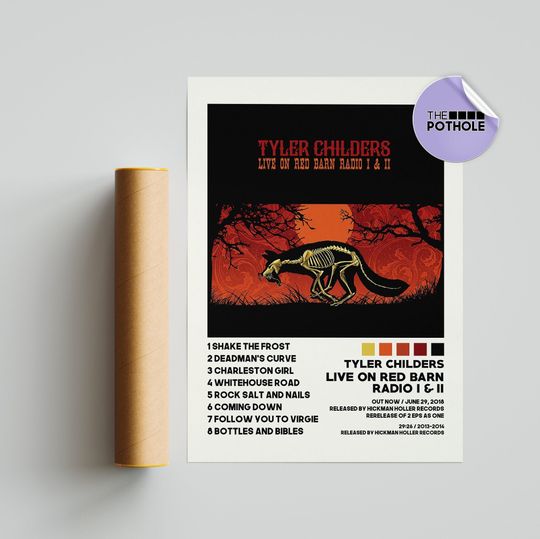 Tyler Childers Poster | Live On Red Barn Radio I & II Poster