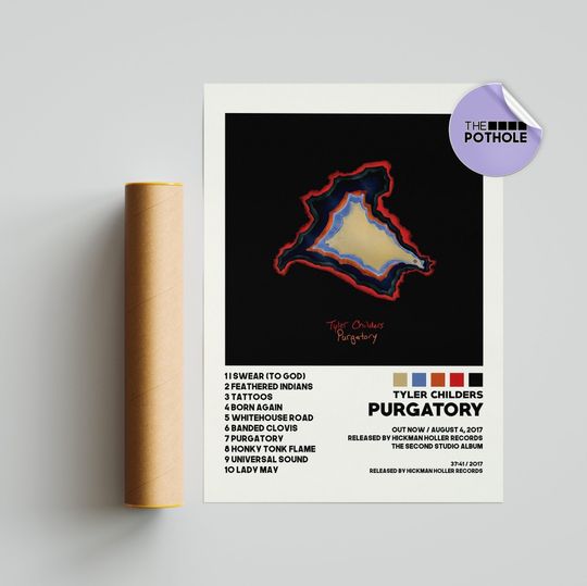 Tyler Childers Poster | Purgatory Poster | Tracklist Album Cover Poster