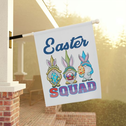 Easter Squad Flag, Easter Flag, Easter Decorations