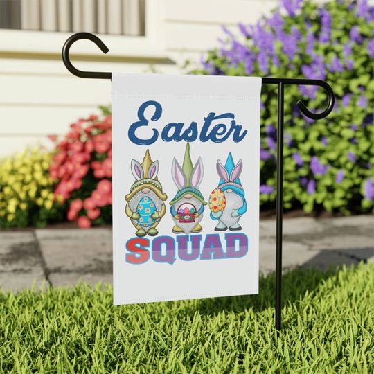Easter Squad Flag, Easter Flag, Easter Decorations