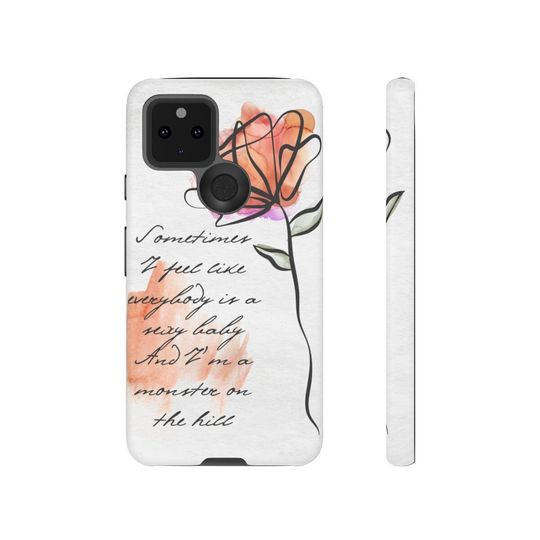 Swift Lyrics Floral Phone Case for iPhone