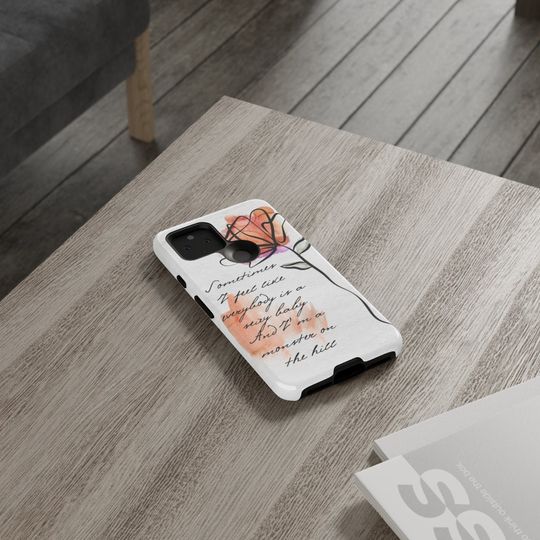 Swift Lyrics Floral Phone Case for iPhone
