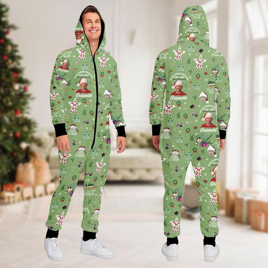 Clark Griswold Christmas One-Piece Pjs, Griswold Family Pjs, 90s Movie Jumpsuit, National Lampoon's Christmas Vacation Gift