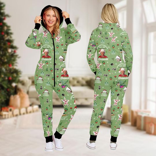 Clark Griswold Christmas One-Piece Pjs, Griswold Family Pjs, 90s Movie Jumpsuit, National Lampoon's Christmas Vacation Gift