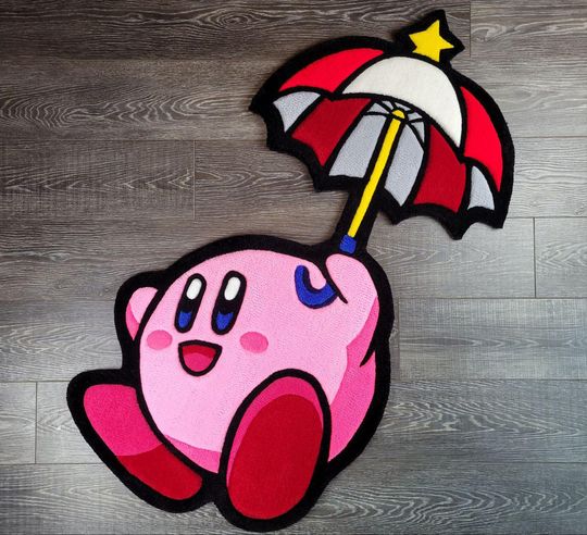 Kirby with Umbrella Shaped Rug