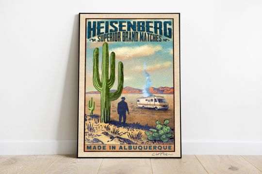 Breaking Bad Poster | Walter White Poster | Jesse Pinkman Poster