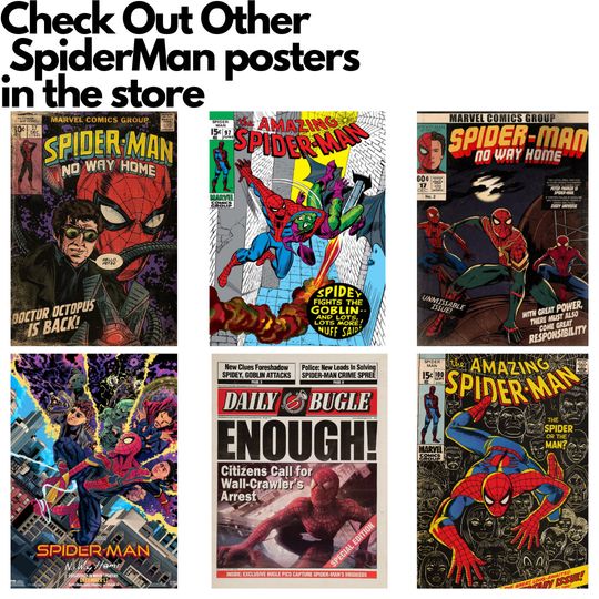 Spiderman Vintage Poster