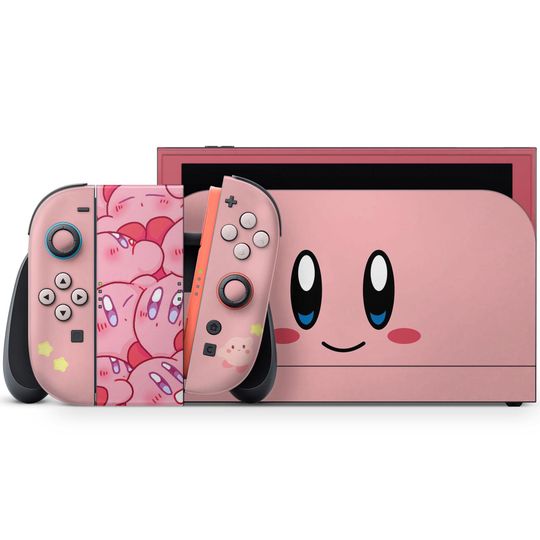 Cute Kirby Switch 2 Skin, Birthday Gifts, Gamer Gift