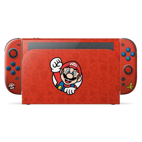 Mario Switch 2 Skin, Birthday Gifts, Gamer Gift