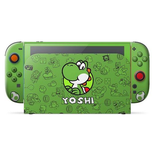 Yoshi Minimalist Nintendo Switch 2 Skin, Nintendo Accessories