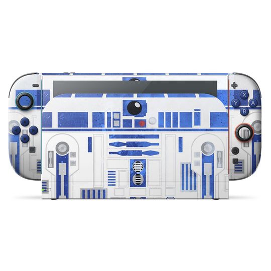 Retro R2D2 Nintendo Switch 2 Skin, Robot Star Wars Switch 2 Skin, Birthday Gifts, Gamer Gift