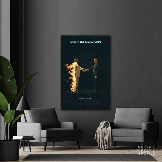 Metro Boomin Poster, Heroes & Villains Poster