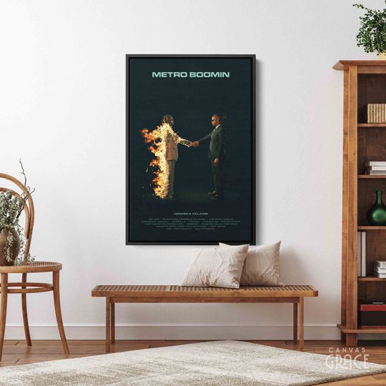 Metro Boomin Poster, Heroes & Villains Poster