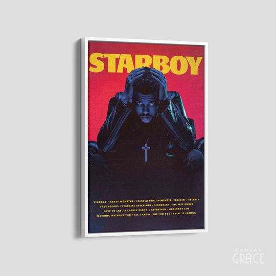 Weeknds Starboy Poster