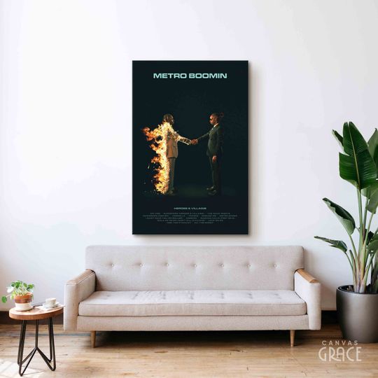Metro Boomin Poster, Heroes & Villains Poster