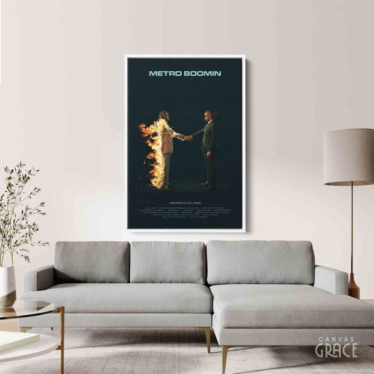 Metro Boomin Poster, Heroes & Villains Poster