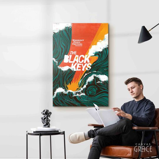 The Black Keys Poster, Black Keys Concert Poster