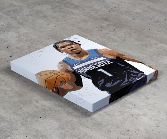 Anthony Edwards Poster,  Wall Art Decor, Best Home Decor Gift