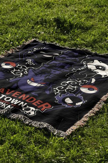 Lavender Town Woven Cozy Blanket