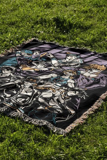 Anime Woven Cozy Blanket | Jojo