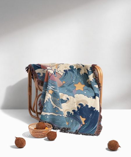 Kirby Woven Cozy Blanket | Gaming