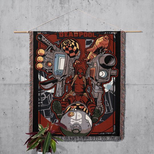 Deadpool  Woven Cozy Blanket