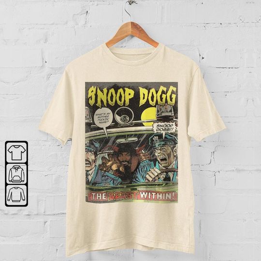 Vintage Snoop Dogg Comic Art Book  Retro Vintage T-Shirt