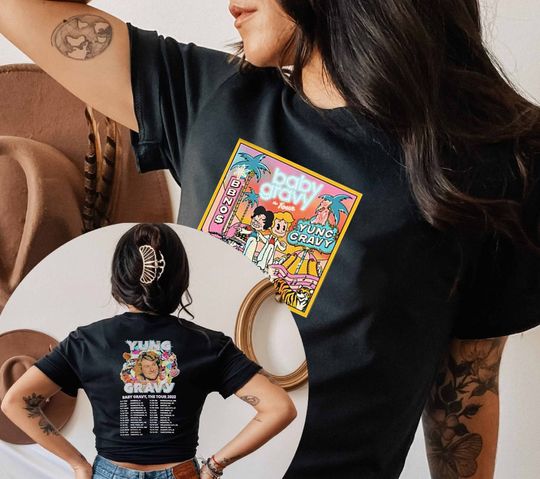 Baby Gravy Tour 2023 Shirt, Yung Gravy And BBNO Tour 2023 shirt