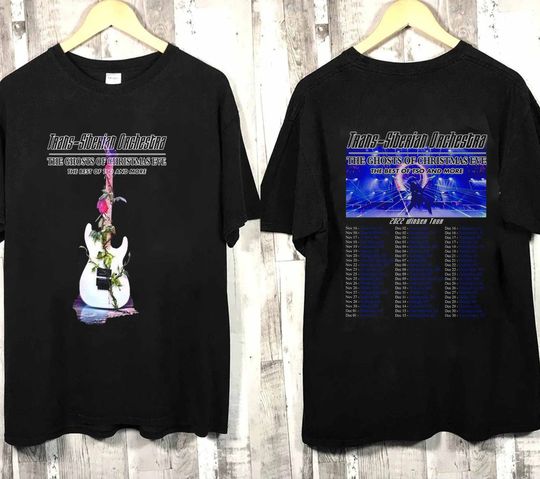 2022 Trans-Siberian Orchestra The Ghosts Of Christmas Eve Winter Tour T-Shirt