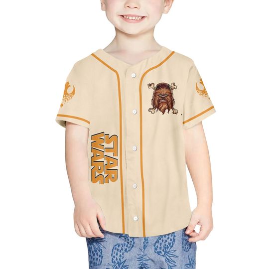 Personalize Star Wars Chewbacca Custom Baseball Jersey For Fans Disney