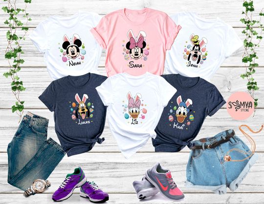 Disney Easter Shirt, Mickey Easter Shirt, Easter Disneyland Trip Shirt