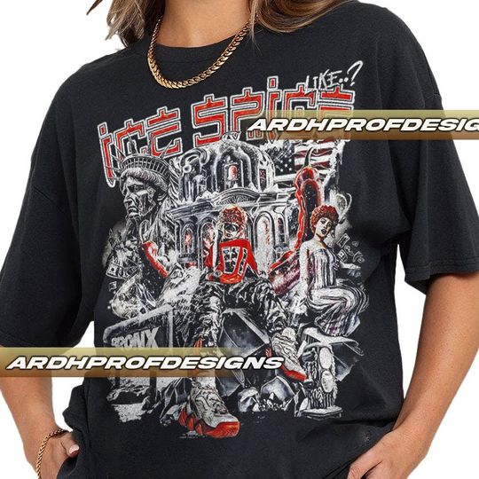 Ice Spice Vintage T-Shirt, Gift For Women and Man Unisex T-Shirt