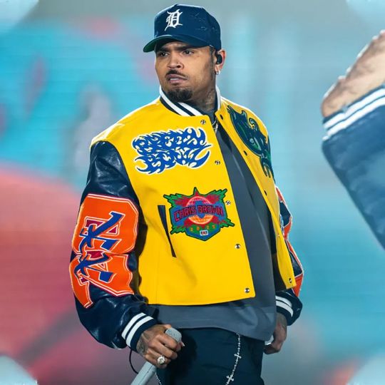 Hand Crafted Chris Brown Jacket, Breezy Bowl ATL Jacket
