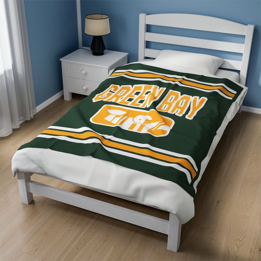 Green Bay Football Blanket