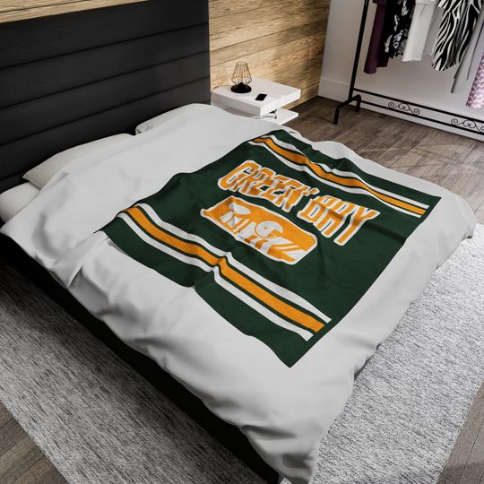 Green Bay Football Blanket