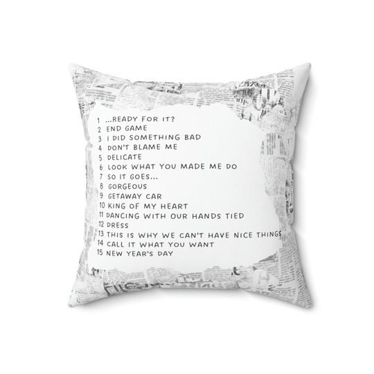 Reputation Album Throw Pillow