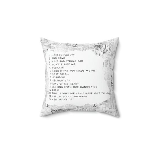 Reputation Album Throw Pillow