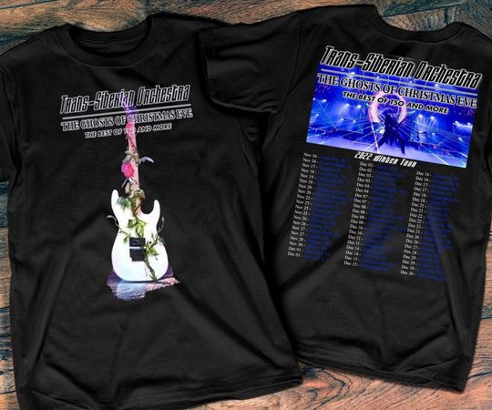 2022 Trans-Siberian Orchestra The Ghosts Of Christmas Eve Winter Tour T-Shirt