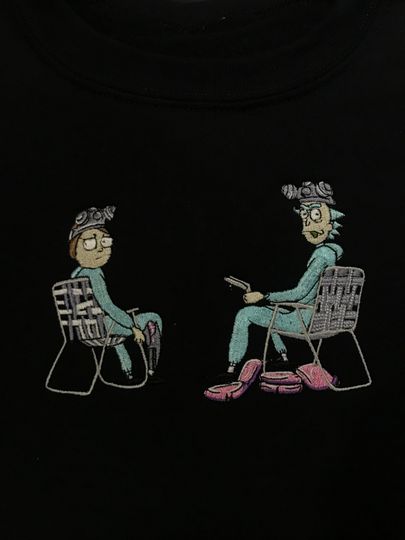 Rick and Rickandmorty "Chemist" Sweatshirt (Embroidered)