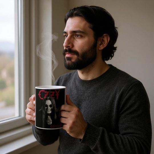 Ozzy Osbourne The Grinner Mug, Black Sabbath Singer, Home & Living / Mugs