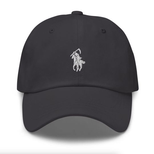 Grim Reaper Dad Hat, Halloween Hat, Halloween Monster
