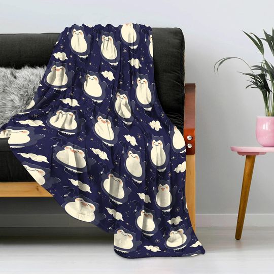 Anime Poke Fleece Blanket