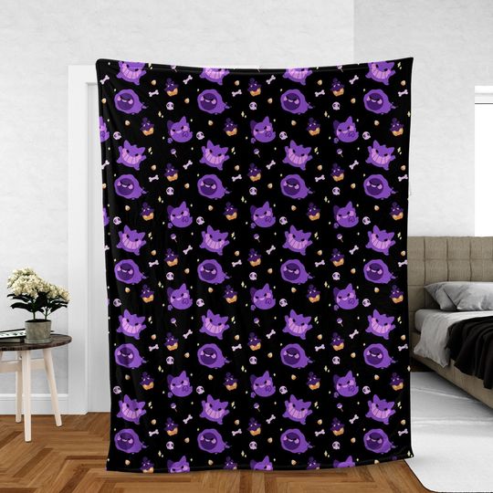 Anime Poke Fleece Blanket